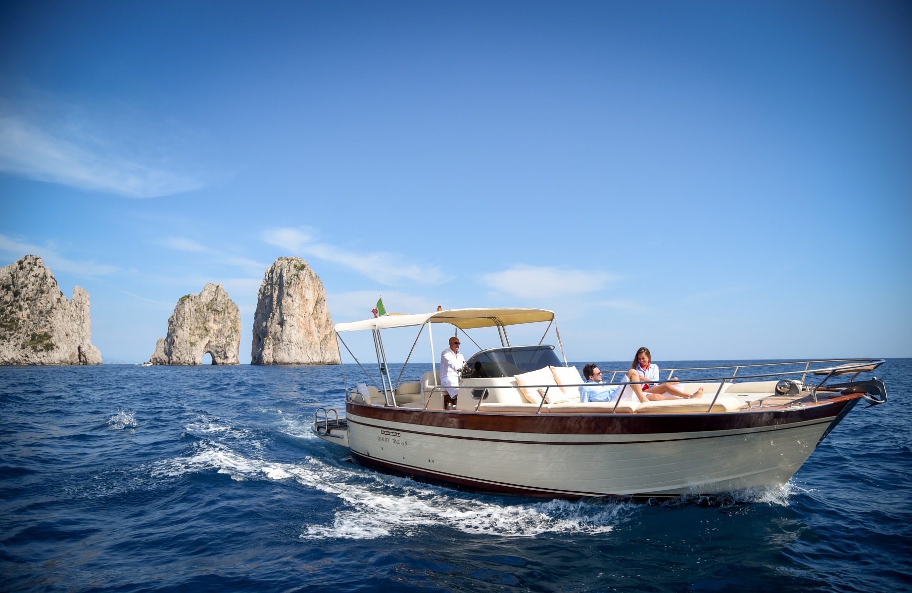 Our boat is a typical sorrentine traditional “gozzo”